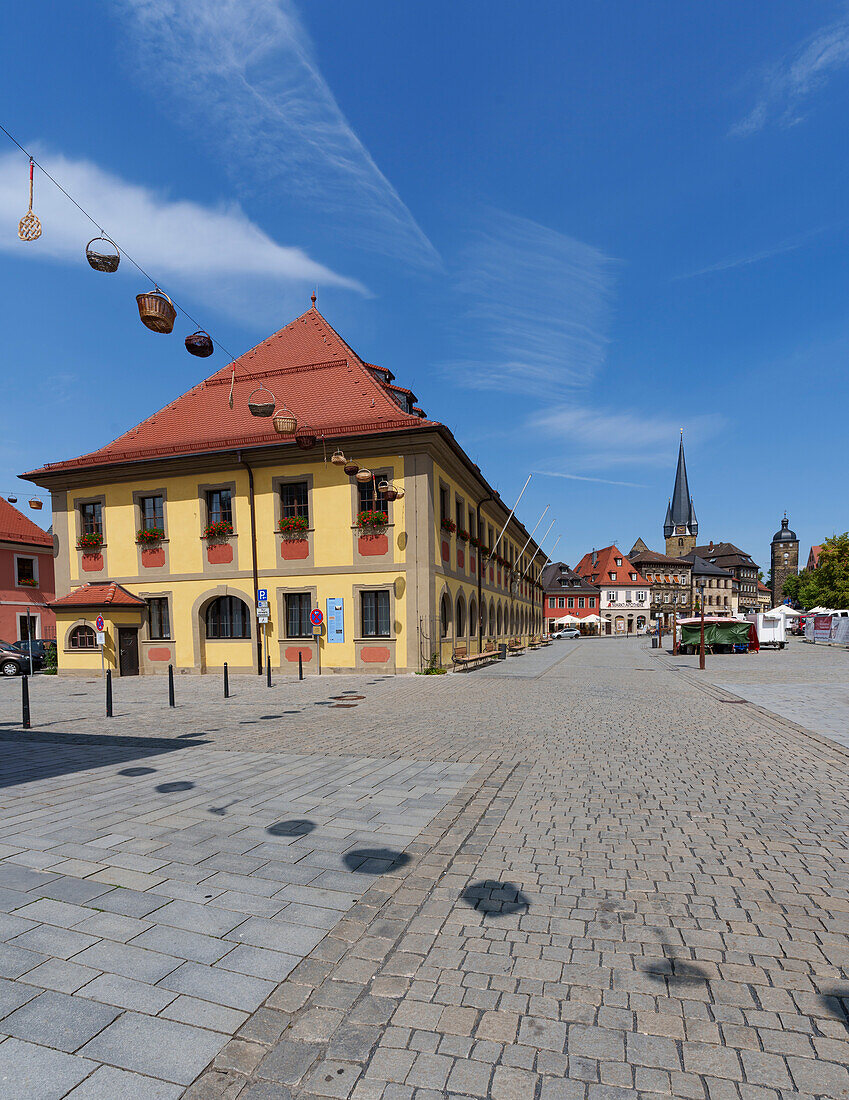 Basket making town Lichtenfels with its historic old town, Lichtenfels district, Upper Franconia, Franconia, Bavaria, Germany