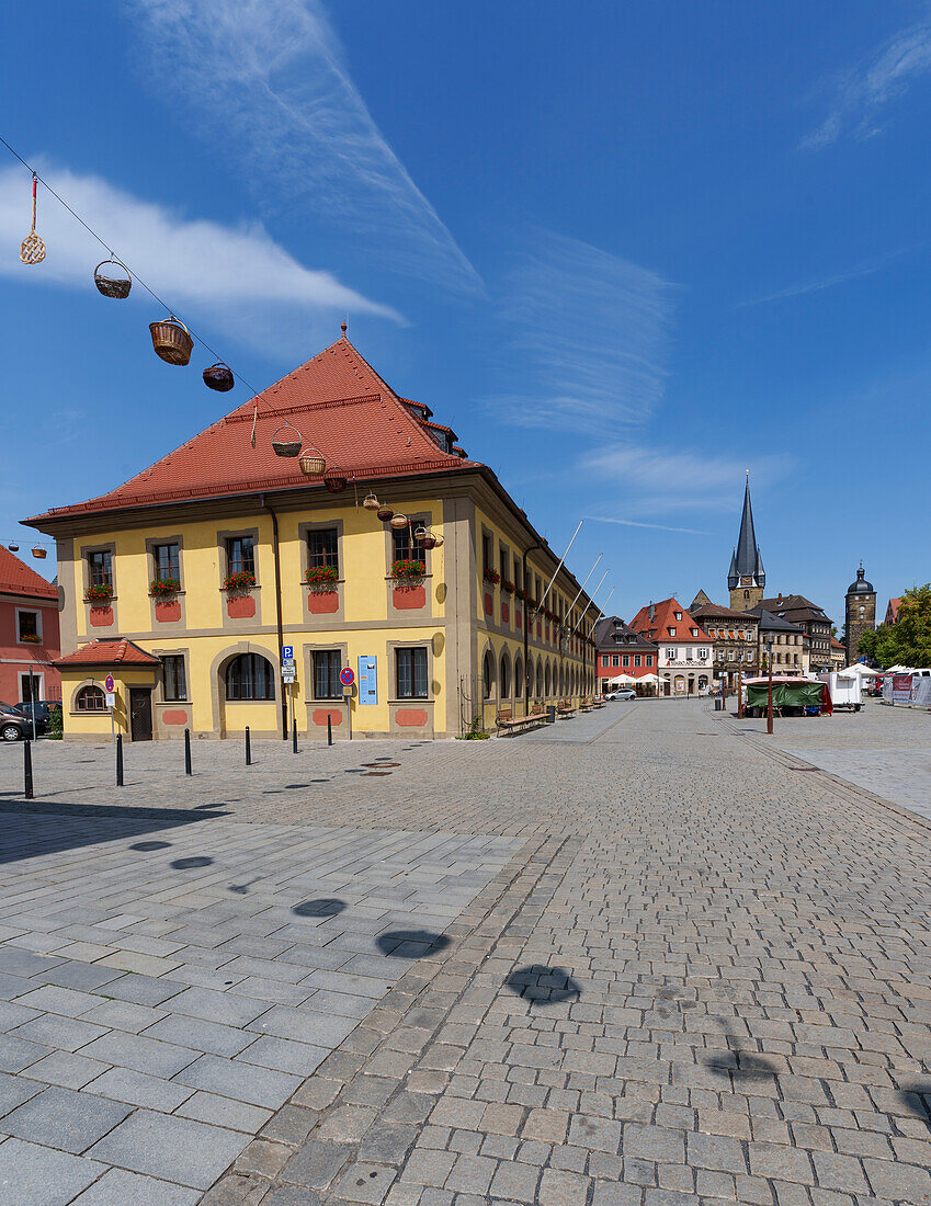Korbmacherstadt Lichtenfels mit seiner historischen Altstadt, Landkreis Lichtenfels, Oberfranken, Franken, Bayern, Deutschland