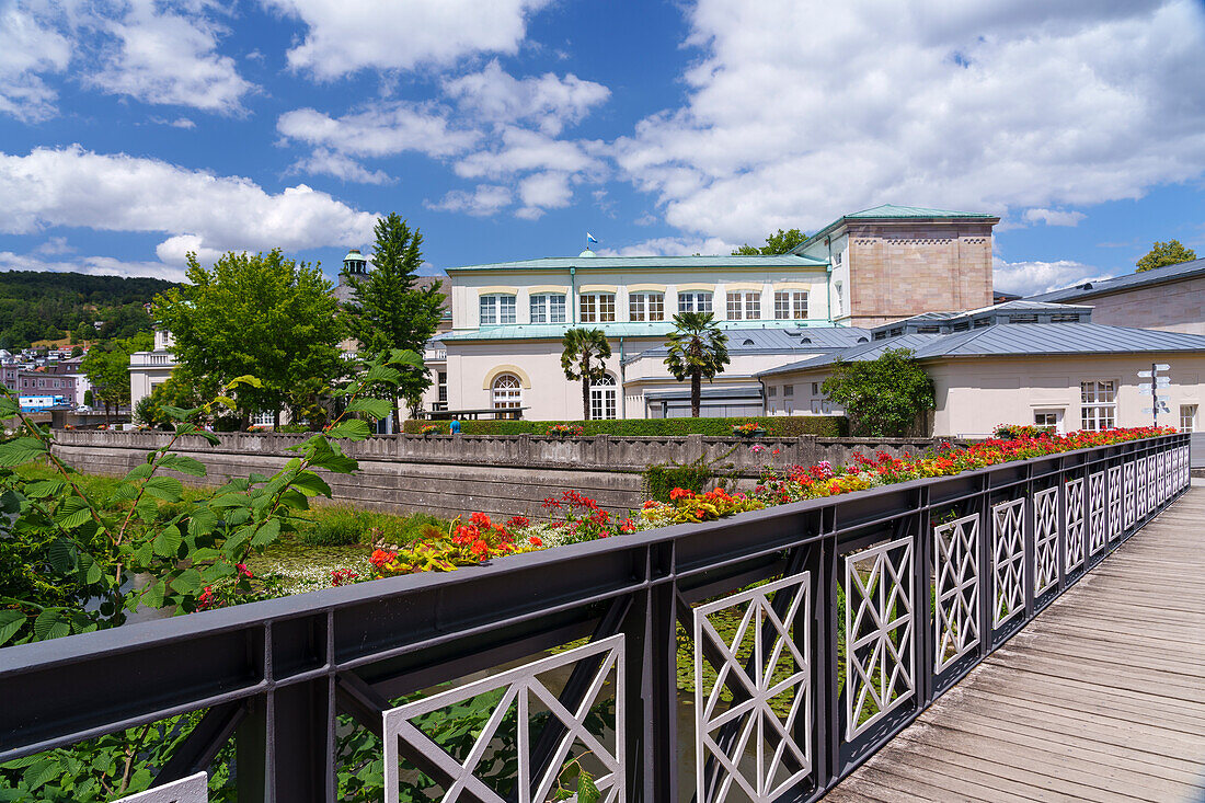 Regentenbau in the Bad Kissingen state spa, Lower Franconia, Franconia, Bavaria, Germany