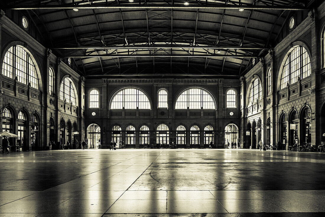 Alte Bahnhofshalle vom Züricher Hauptbahnhof; Zürich, Schweiz