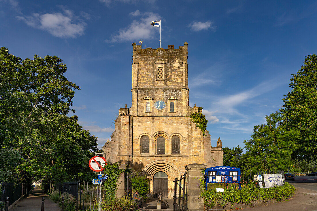 The church of St Mary's Priory Church in Chepstow, Wales, Great Britain, Europe