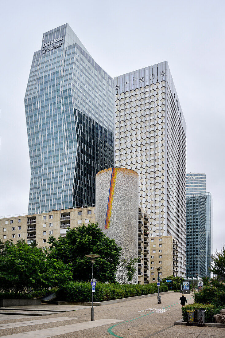 Modern high-rise district of La Défense in Paris, Île-de-France, France, Europe