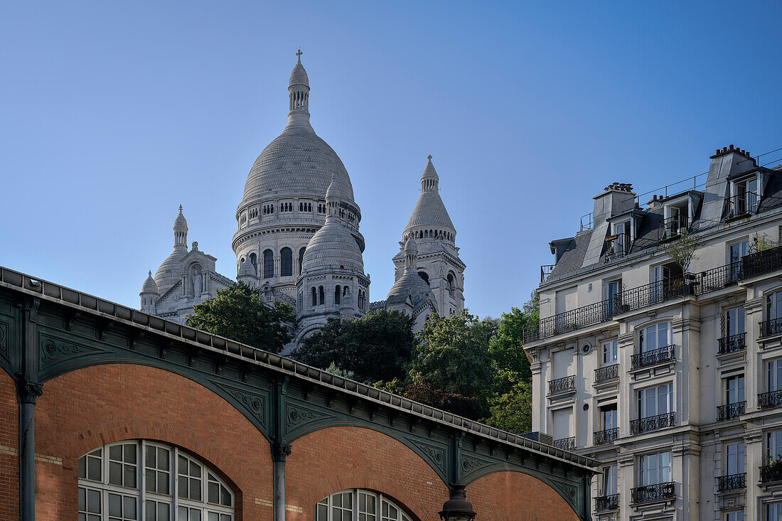 Basilica of Sacré-Cœur de Montmartre, Paris, Île-de-France, France, Europe