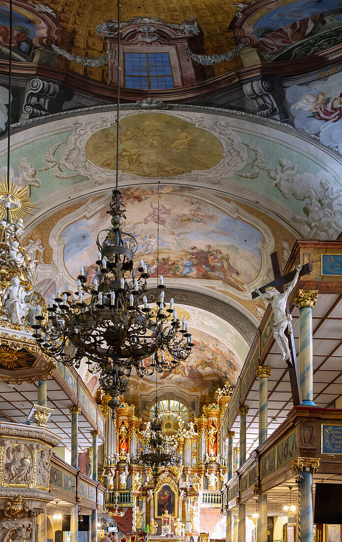 Gnadenkirche zum heiligen Kreuz (Kościół Garnizonowy Świętego Krzyża, Kosciol Sw. Krzyza) in Jelenia Góra (Hirschberg) im Riesengebirge (Karkonosze) in der Woiwodschaft Dolnośląskie in Polen