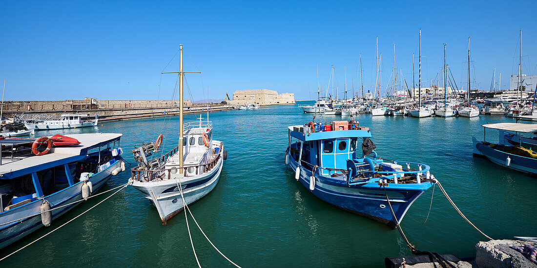 Venetian port of Heraklion, Crete, Greece
