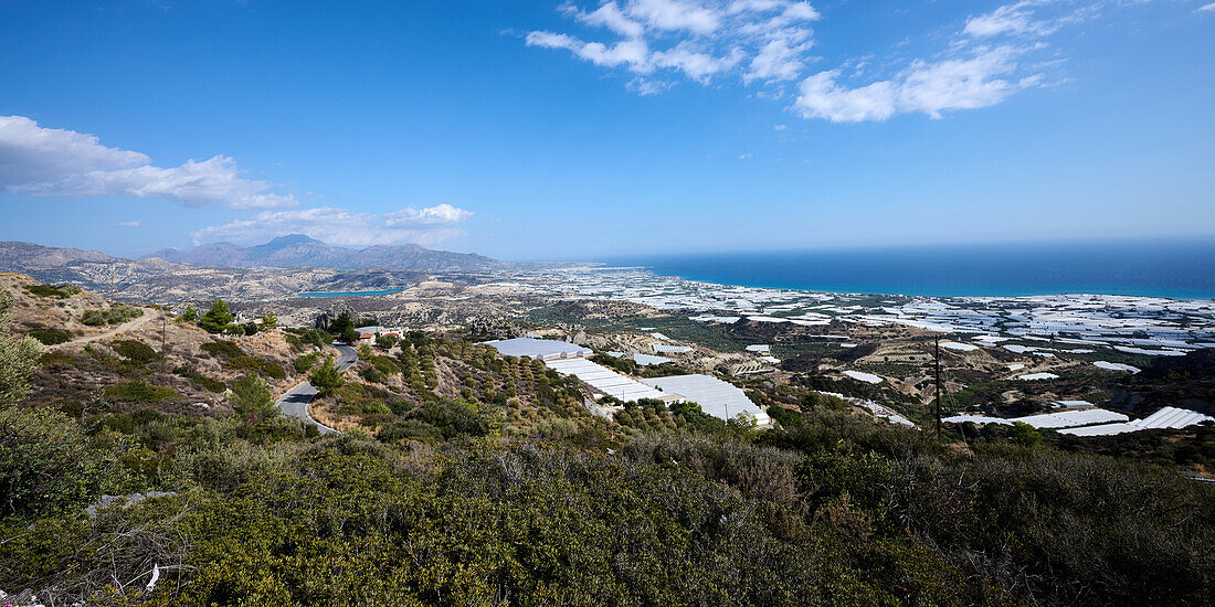 Blick von Anatoli aus Ierapetra, die südlichste Stadt Europas, Kreta, Griechenlkand