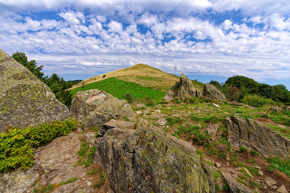 Der Pferdskopf im Biosphärenreservat Rhön im Herbst, Hessen, Deutschland