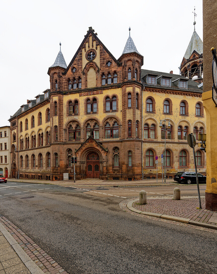 Die historische Altstadt der Skatstadt Altenburg, Thüringen, Deutschland