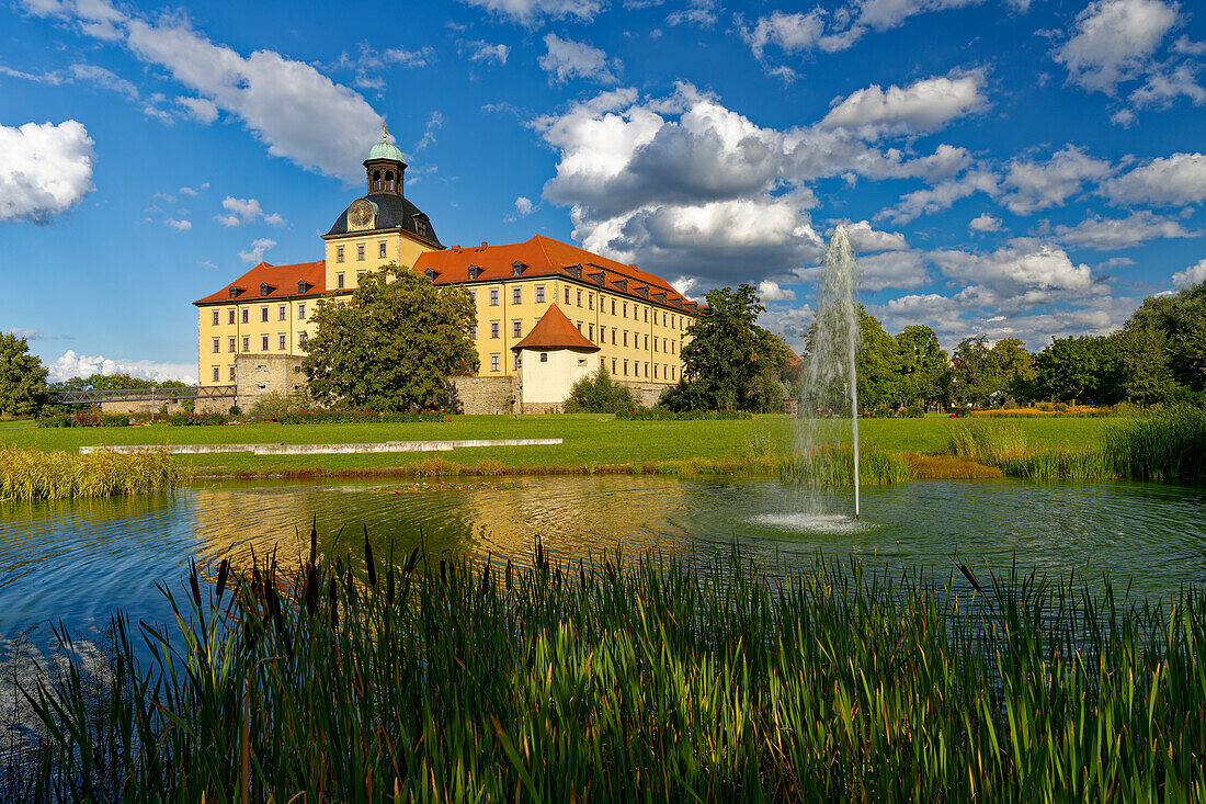 Schloss und Schlosspark Moritzburg in Zeitz, Burgenlandkreis, Sachsen-Anhalt, Deutschland                              