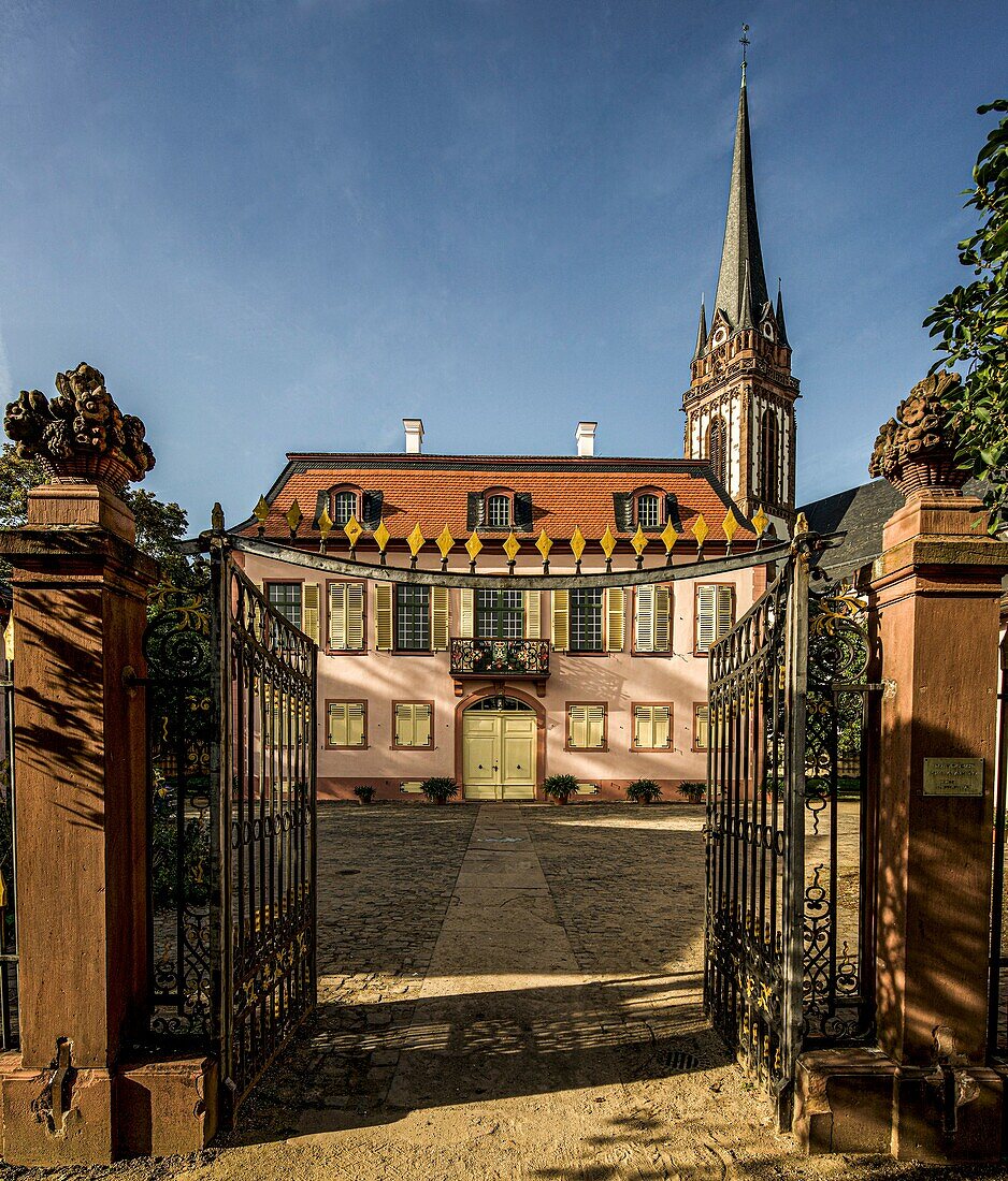Blick auf das Prinz-Georg-Palais im Prinz-Georg-Garten, Darmstadt, Hessen, Deutschland
