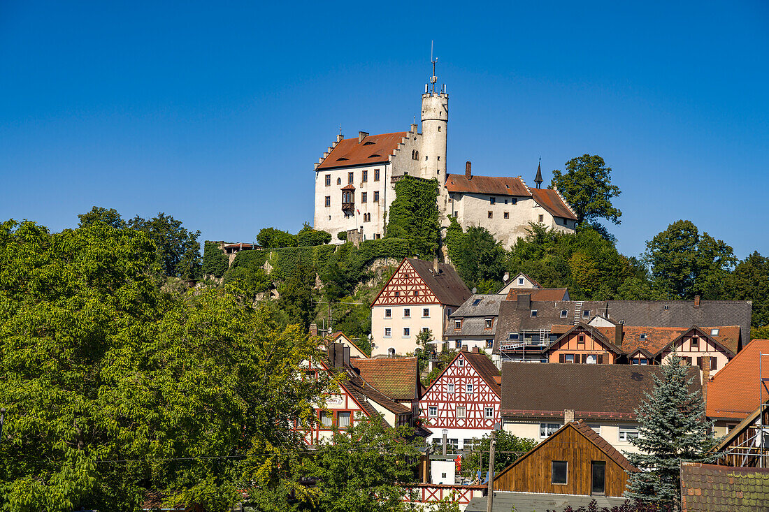 Burg Gößweinstein, Fränkische Schweiz, Gößweinstein, Bayern, Deutschland