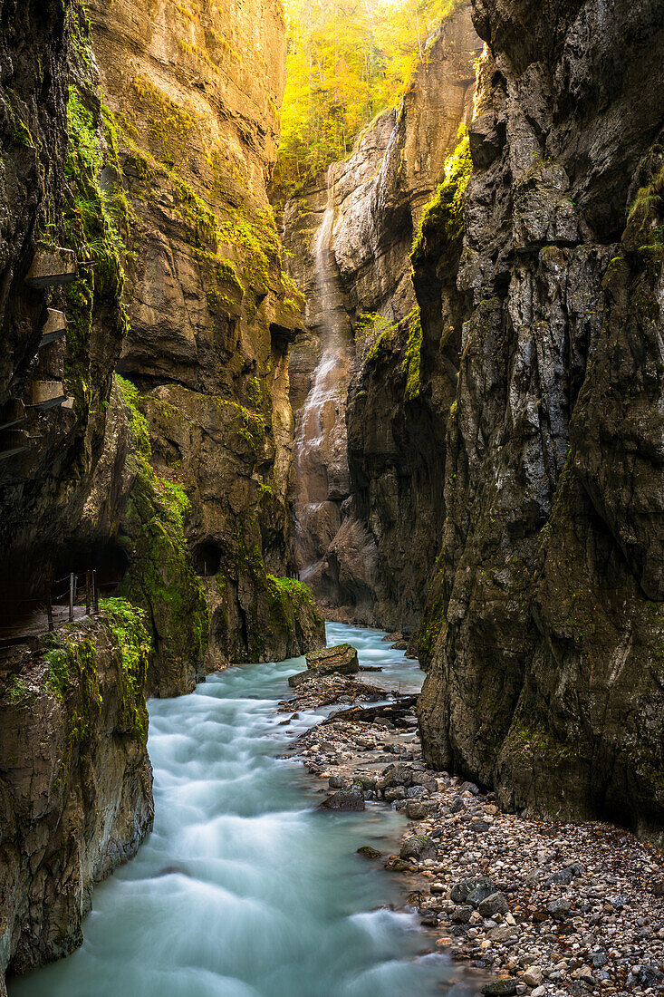 Partnach Gorge near Garmisch, Bavaria, Germany