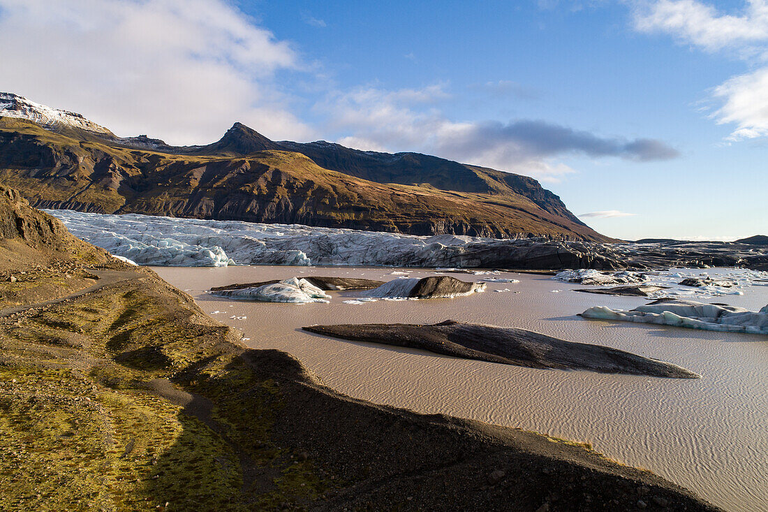 Chunks of ice in Jökulsárlón Lagoon, Iceland