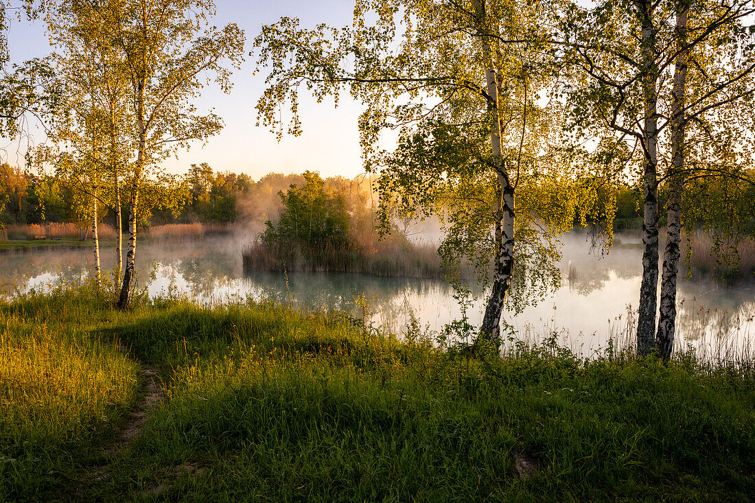 Sunrise in Erdekaut, Eisenberg, Rhineland-Palatinate, Germany