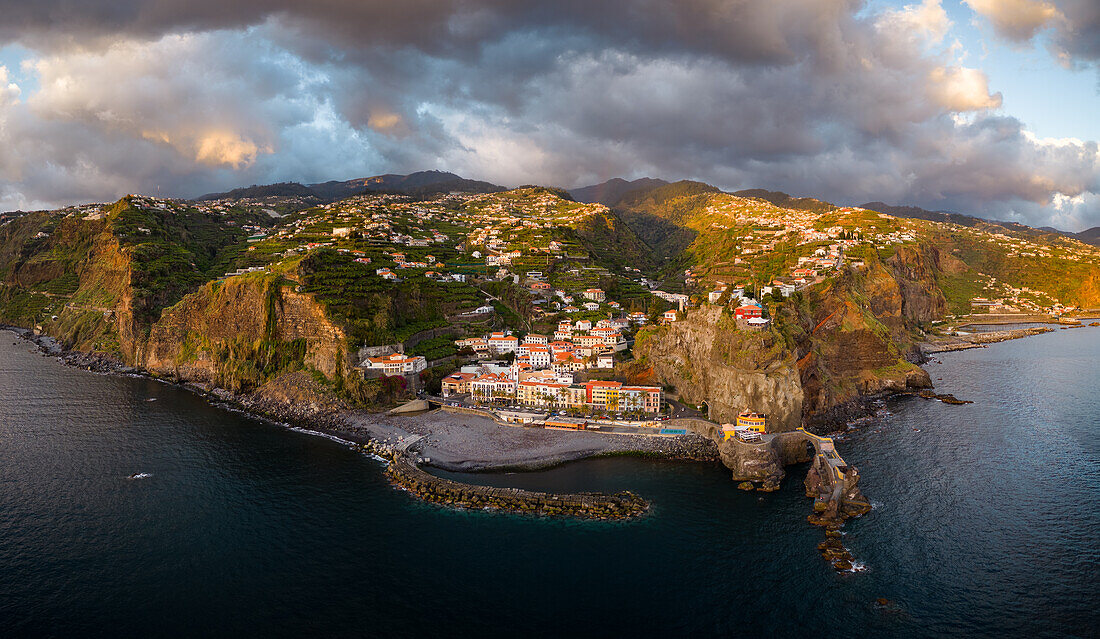 Aerial panorama, Madeira, Portugal