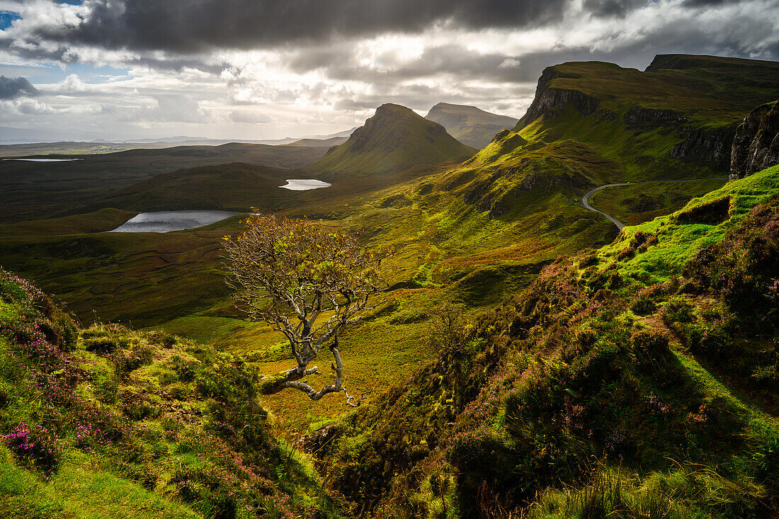The Quiraing, Isle of Skye, Schottland, Vereinigtes Königreich