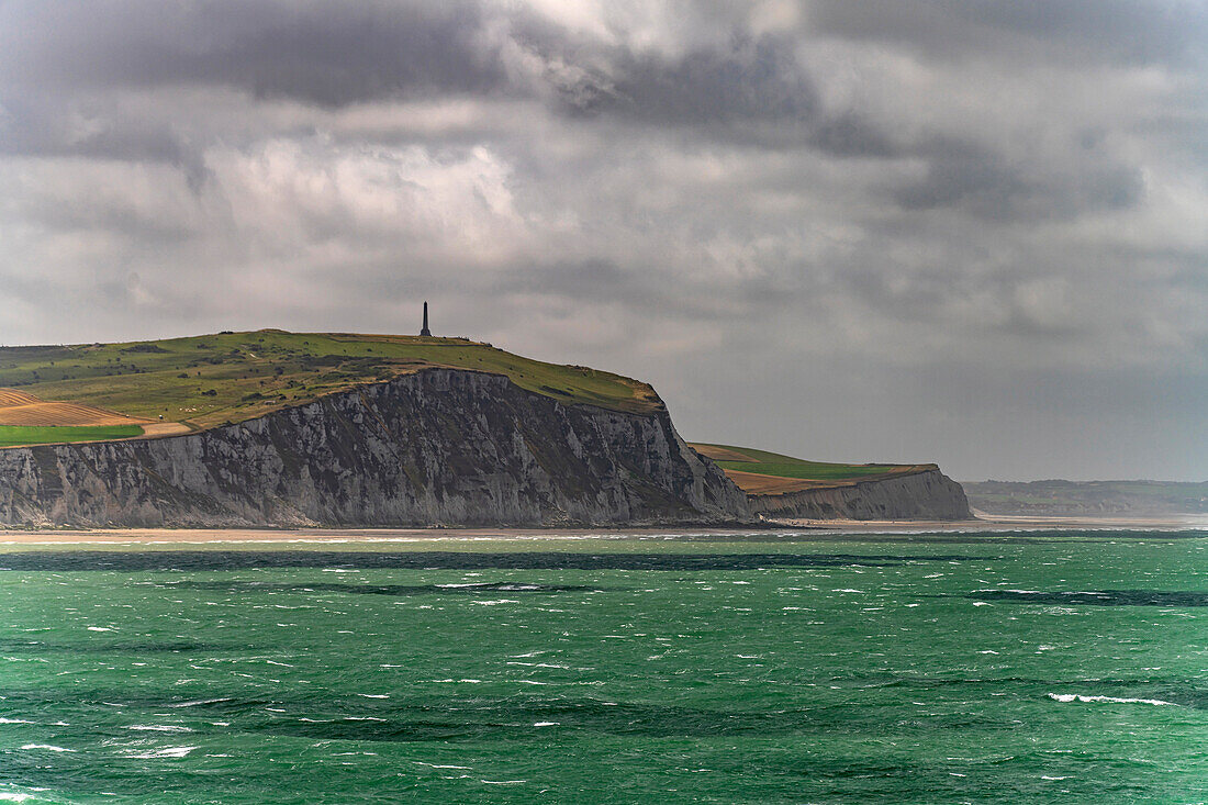 Steilküste am Cap Blanc-Nez an der Côte d’Opale oder Opalküste, Frankreich