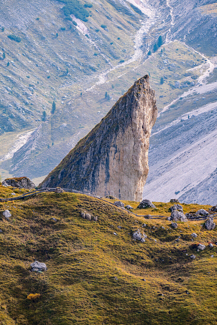 Pieralongia in autumn, Val Gardena, Bolzano, South Tyrol, Italy