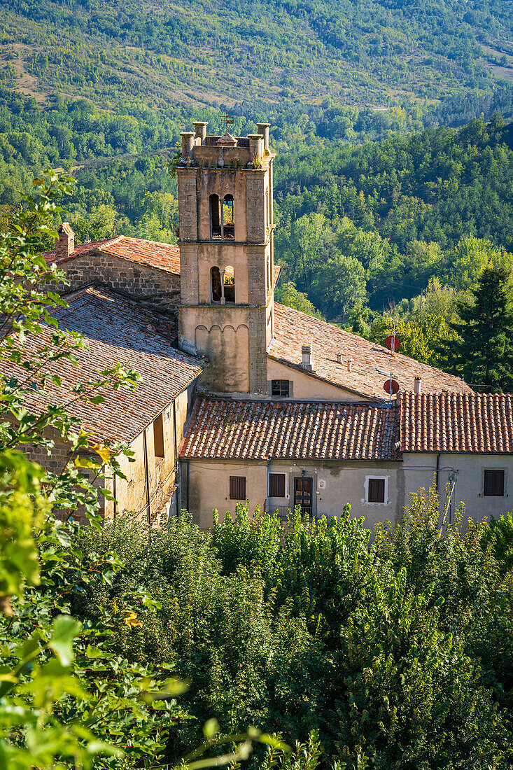 In Santa Fiora, Provinz Grosseto, Toskana, Italien