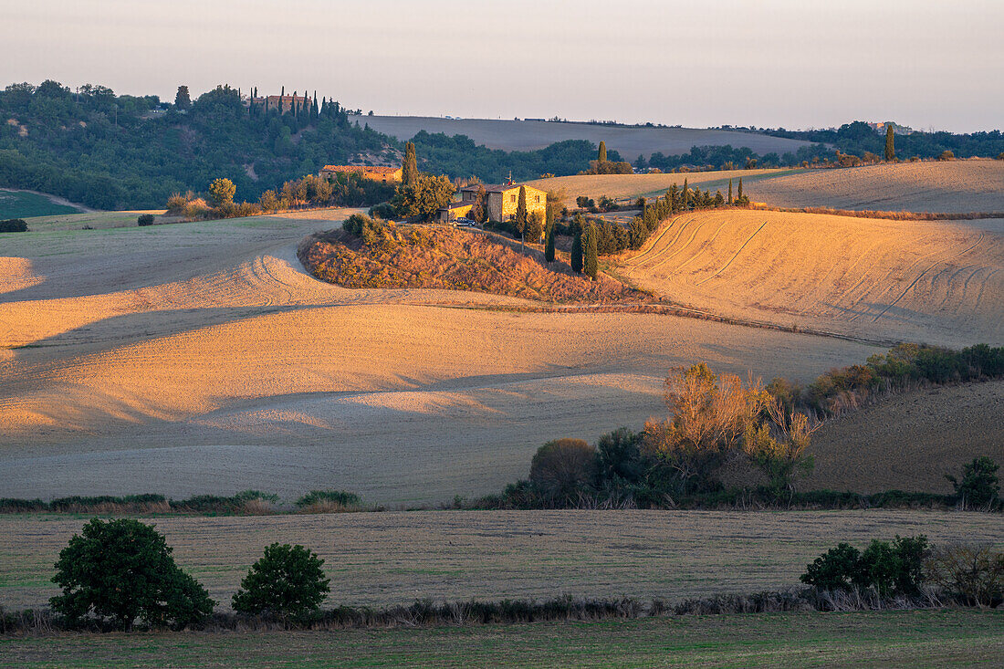  Autumn morning near Pienza, Gladiator Photo Spot, Tuscany, Italy, Europe  