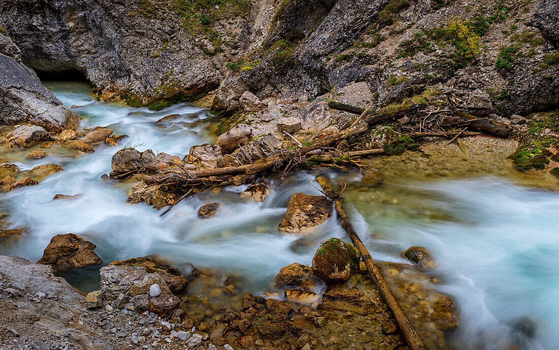  In the Gleirschklamm, Tyrol, Austria, Europe 