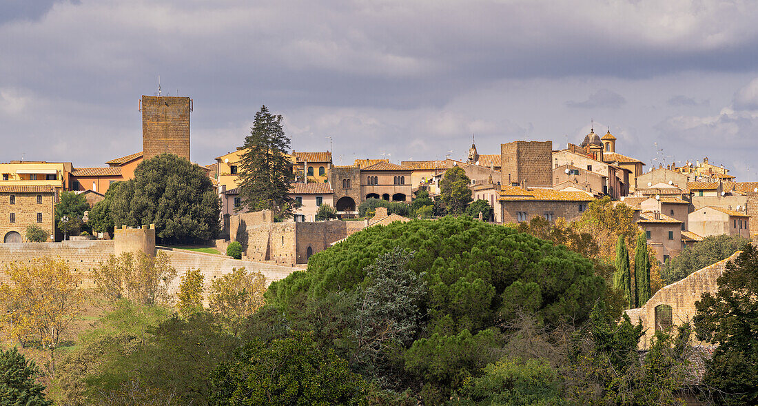  On the road in Tuscania, Viterbo province, Lazio, Italy 