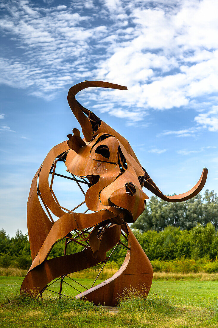 Skulpturenpark in Katzow bei Wolgast, Ostseeküste, Mecklenburg-Vorpommern, Deutschland