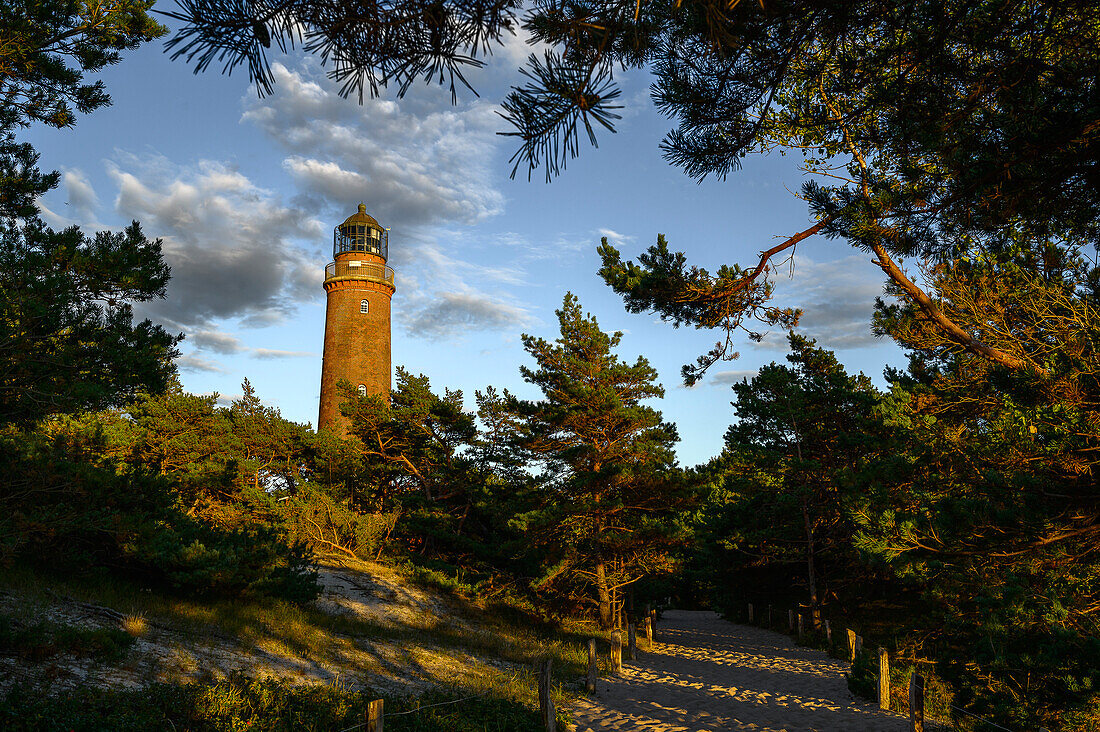  Darßer Ort lighthouse, Darsser Ort, nature, Baltic Sea coast, Mecklenburg-Western Pomerania, Germany 