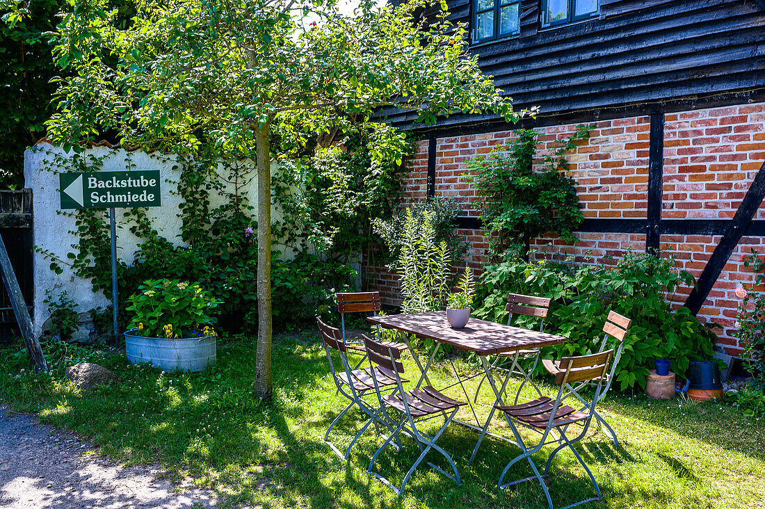  Museum Cafe in Gingst, Rügen, Baltic Sea Coast, Mecklenburg Western Pomerania, Germany 