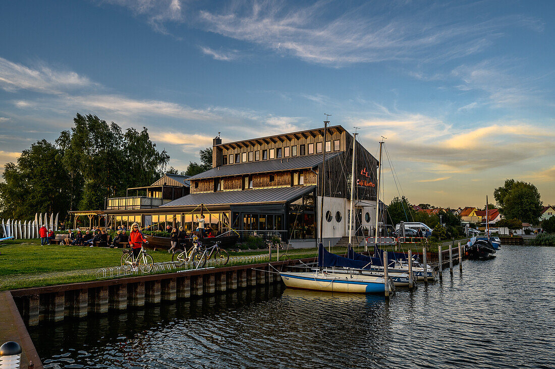 Cafe Knatter, Ueckeritz, Usedom, Ostseeküste, Mecklenburg- Vorpommern, Deutschland