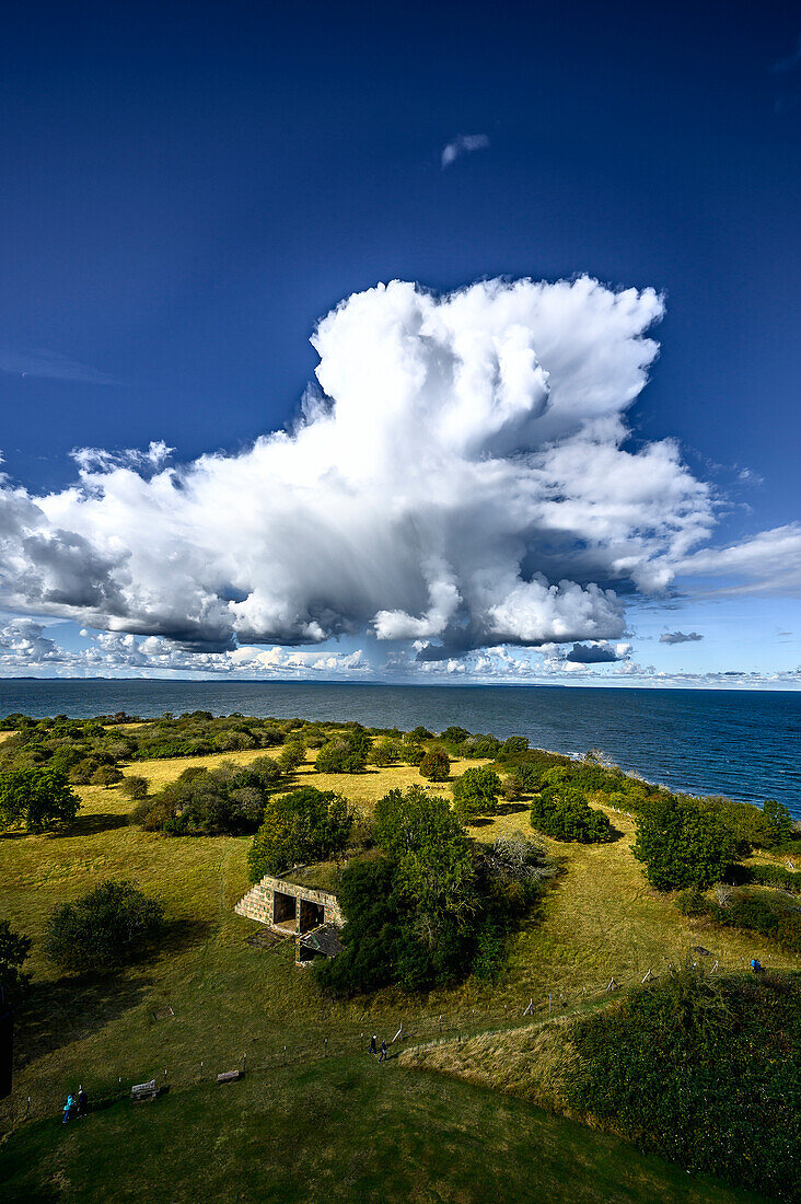  View from the lighthouse, Oie Island, boat trip with the Seeadler to Ruden Island and Greifswalder Oie 