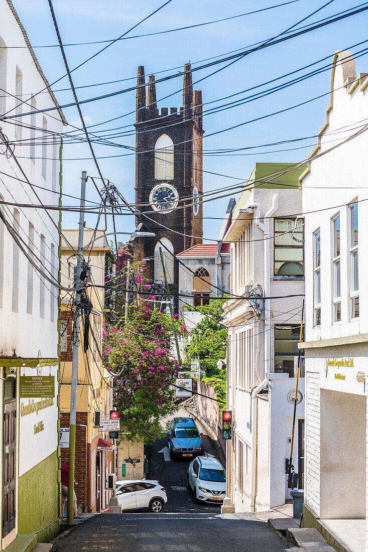  St. Andrews Church, Old Town, St. George`s, Grenada, Lesser Antilles 
