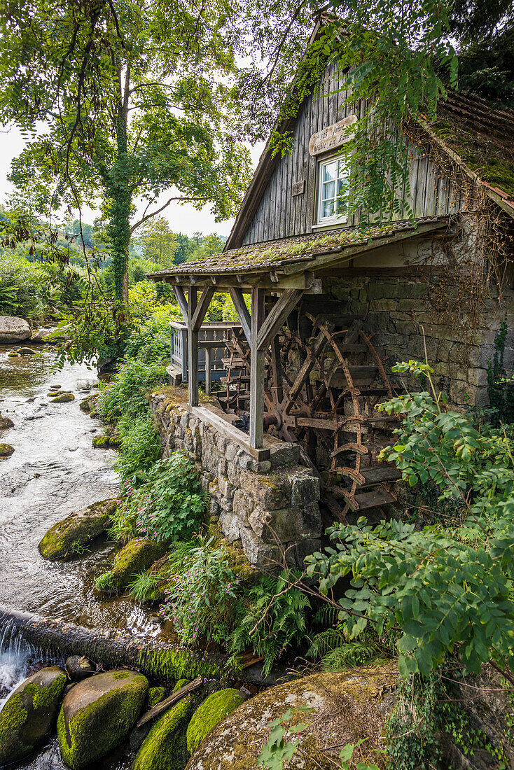 Historische Mühle, Mühlenweg, Ottenhöfen, Ortenau, Schwarzwald, Baden-Württemberg, Deutschland