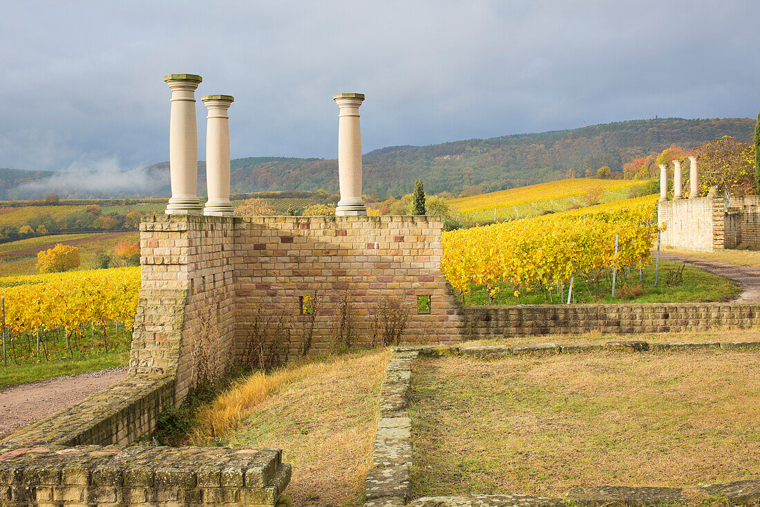 Römisches Weingut Villa rustica Weilberg in Ungstein, Bad Dürkheim, Rheinland-Pfalz, Deutschland