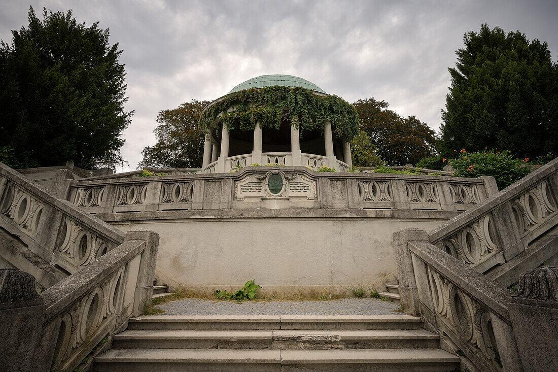  UNESCO World Heritage Site &quot;The Important Spa Towns of Europe&quot;, Beethoven Temple in the spa gardens, Baden near Vienna, Lower Austria, Austria, Europe 