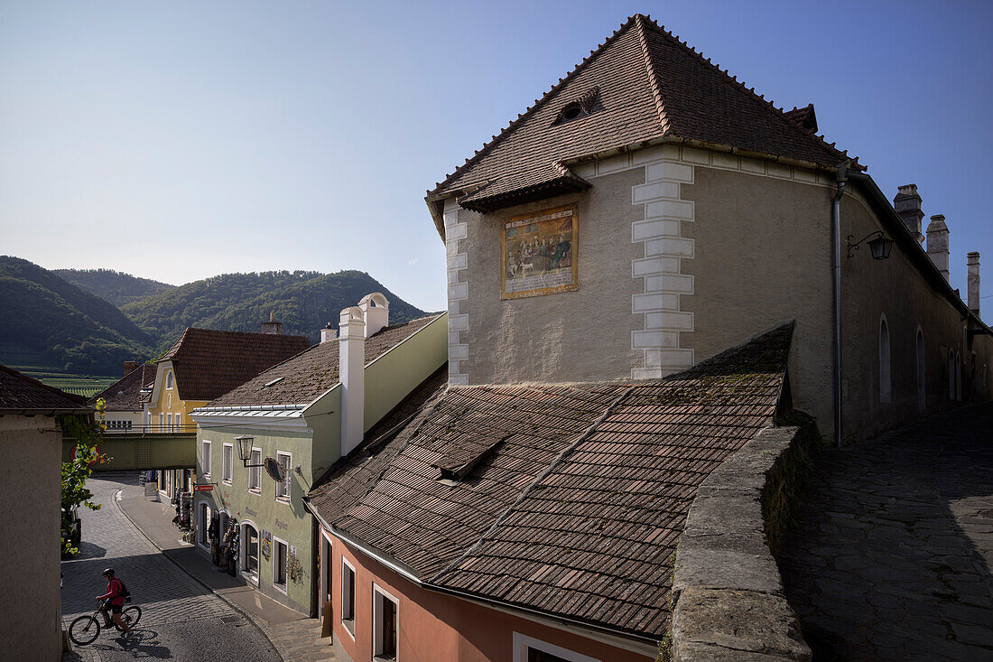 historisches Bürger Spital in Spitz an der Donau, UNESCO Welterbe "Kulturlandschaft Wachau", Niederösterreich, Österreich, Europa