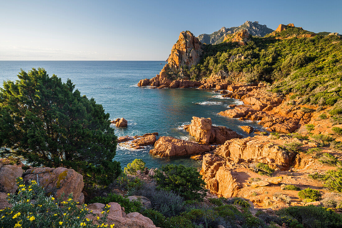 Küste bei Su Sirboni, Sardinien, Italien