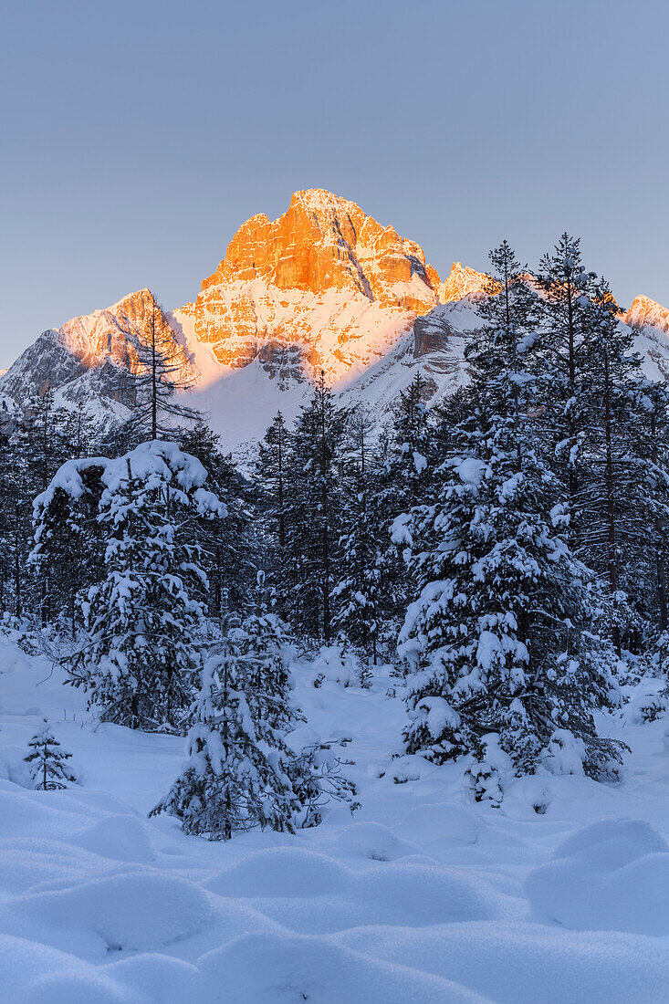  Hohe Gaisl from Schluderbach, South Tyrol, Alto Adige, Italy 