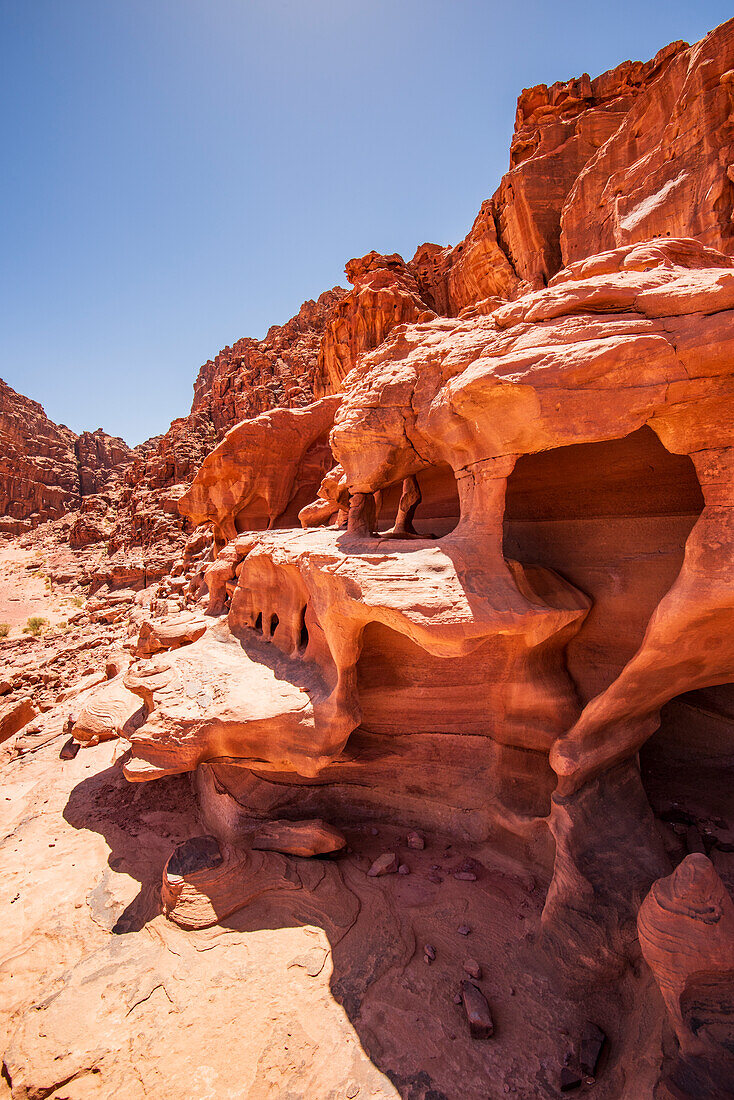  Desert landscape in Wadi Rum, Jordan 