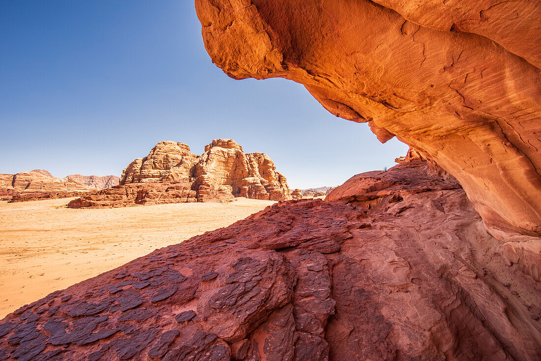  Desert landscape in Wadi Rum, Jordan 