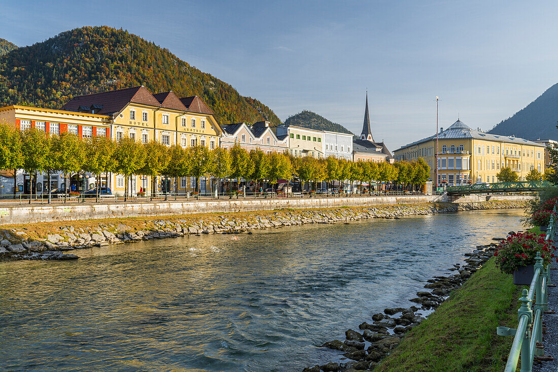  Bad Ischl, Traun River, Salzkammergut, Upper Austria, Austria 