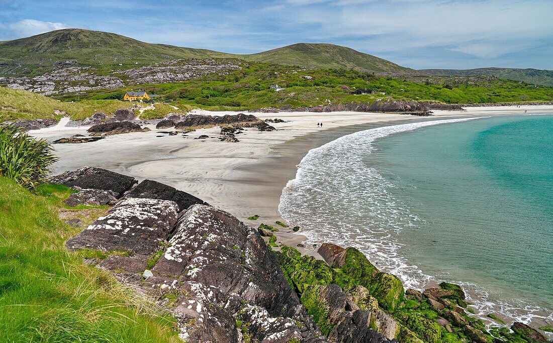 Irland County Kerry, Ring of Kerry, Derrynane seashore