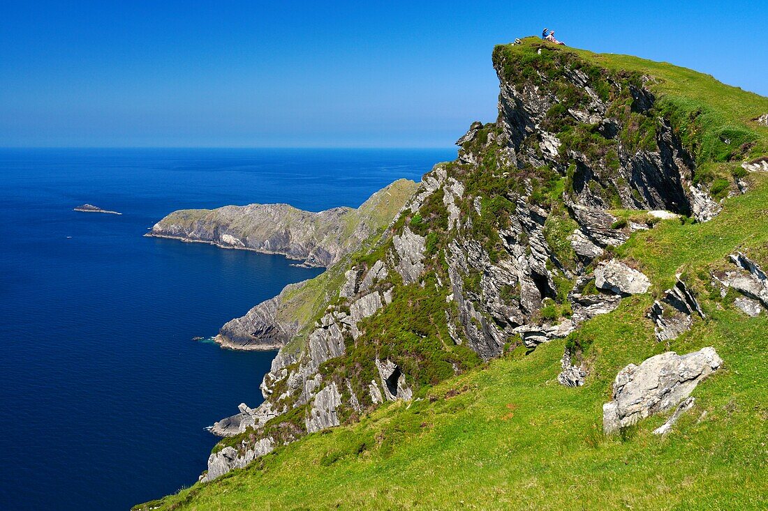 Irland, County Mayo, Achill Island, Cliffs of Croaghaun