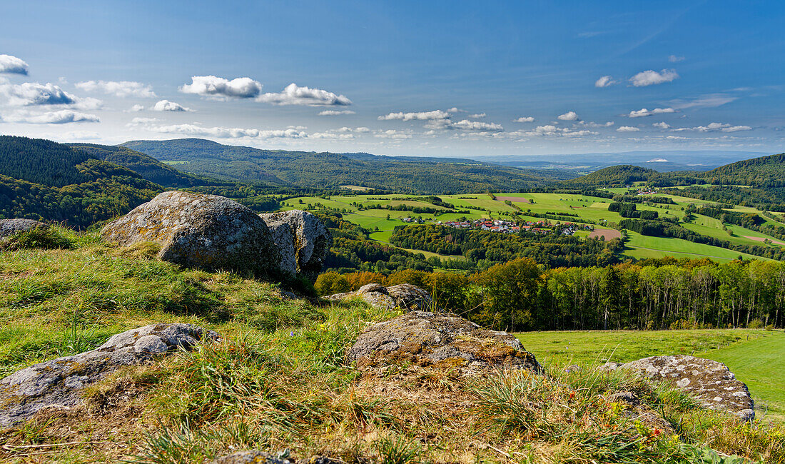 The Simmelsberg near Gersfeld in the Rhön Biosphere Reserve, Hesse, Germany