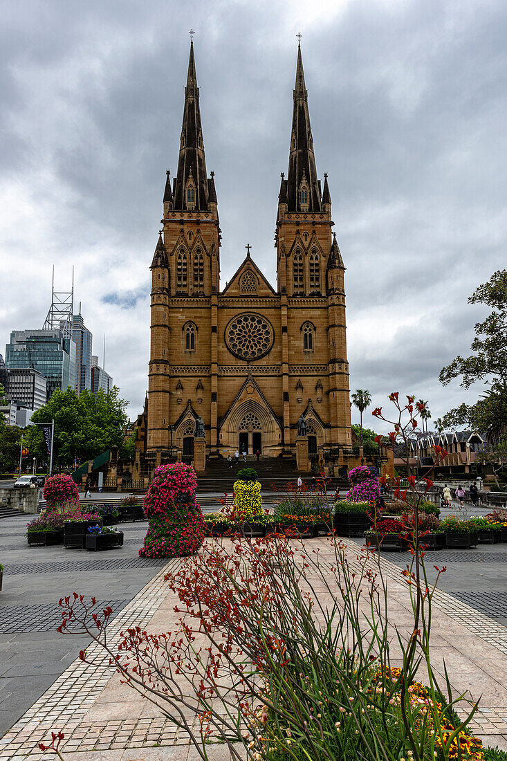 St. Mary's of the Cross Church in downtown Sydney Australia