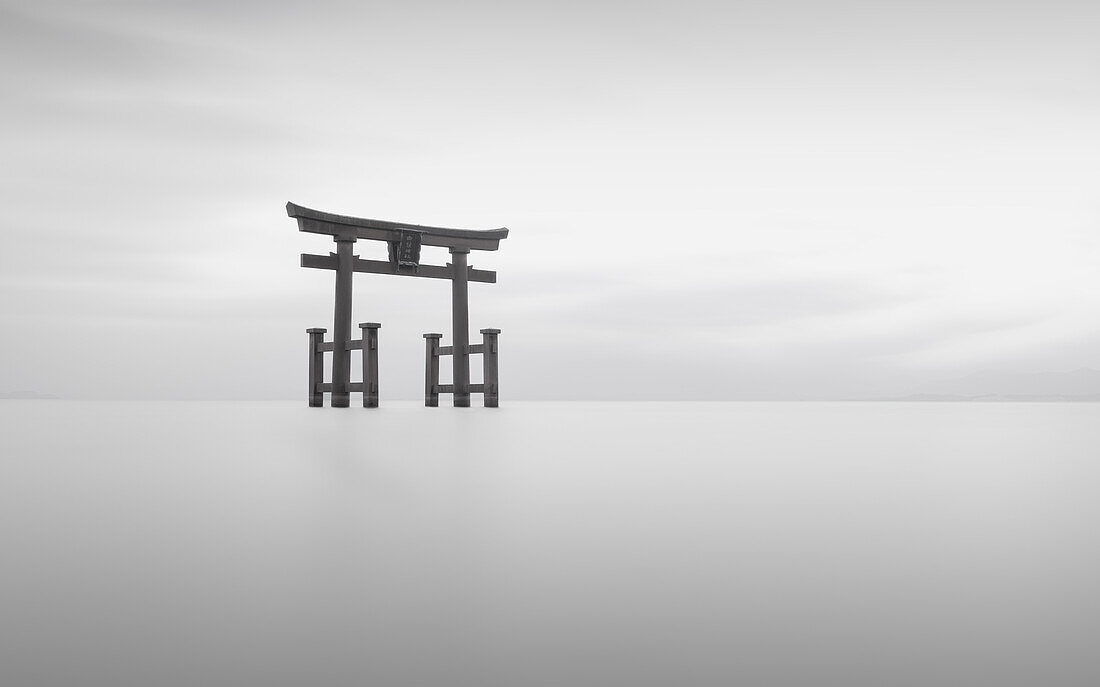 Shirahige Shrine Torii, Takashima, Shiga Prefecture, Japan, Asia