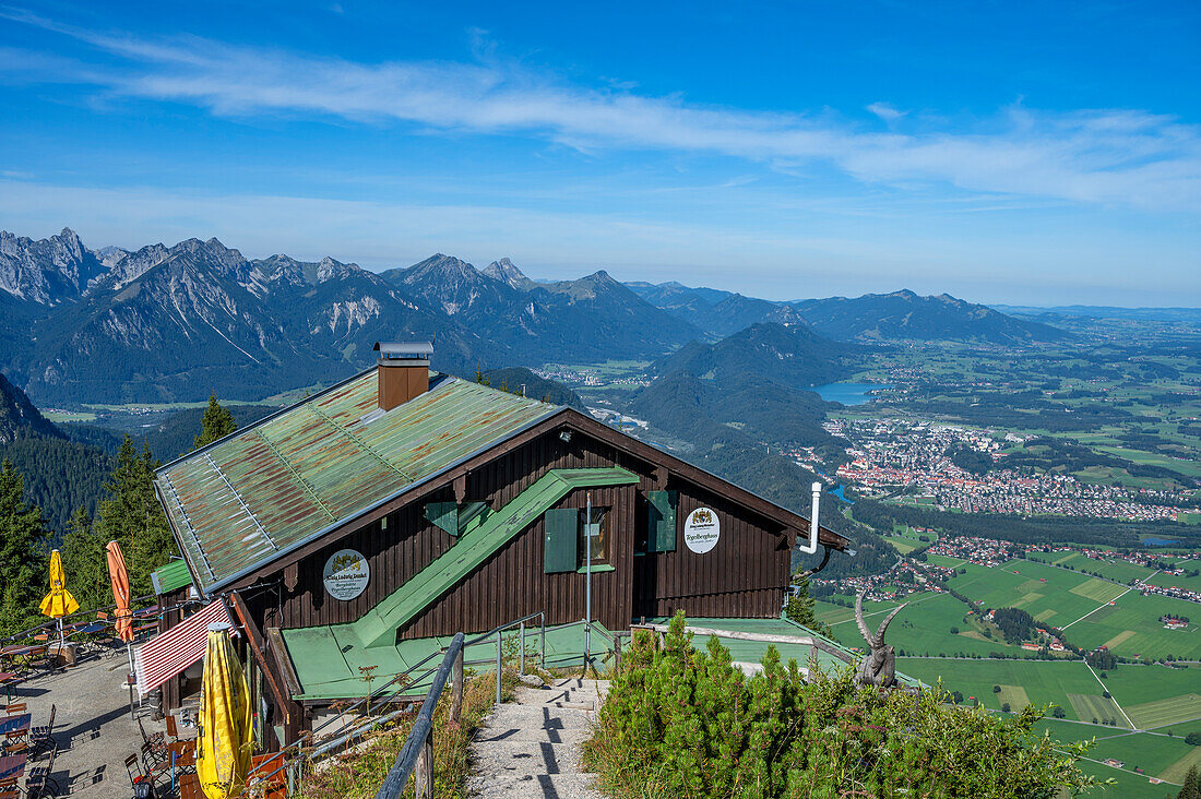 Tegelberghaus, Ammergauer Alpen, Schwangau, Schwaben, Allgäu, Bayern, Deutschland