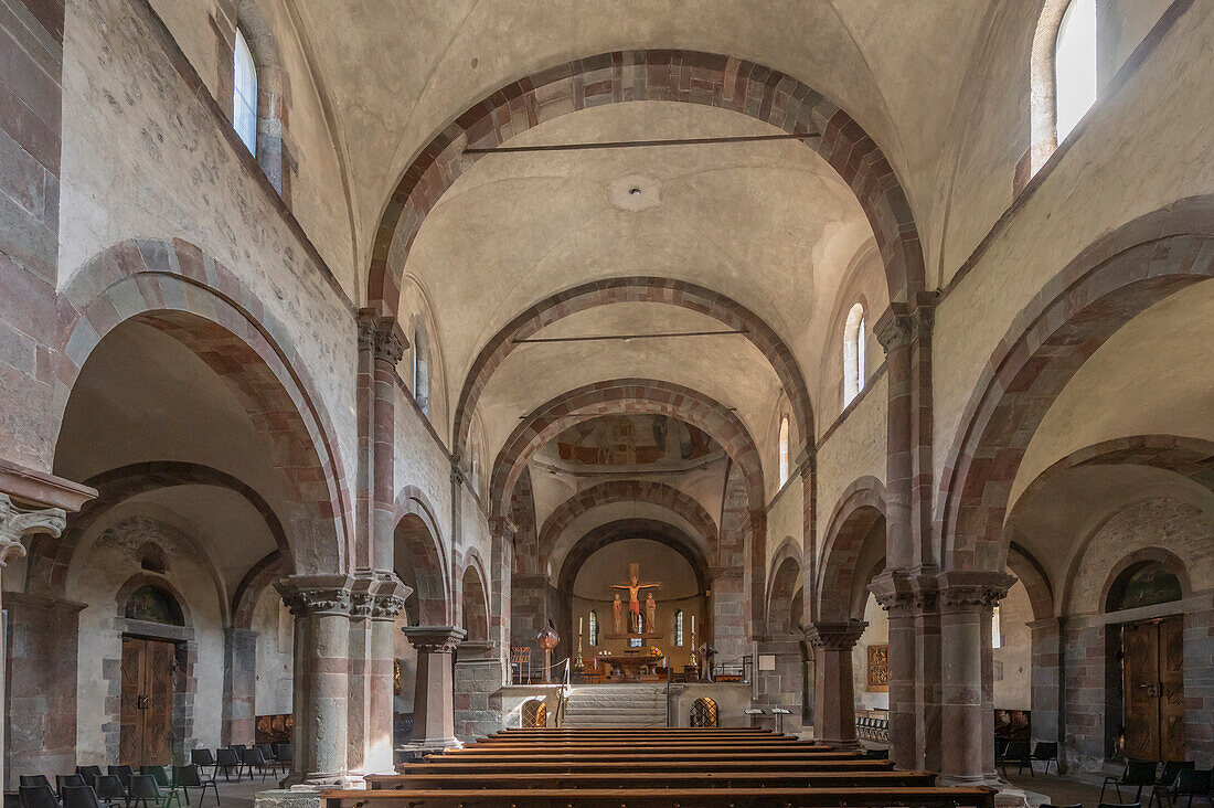 In der Stiftskirche San Candido in Innichen, Hochpustertal, Provinz Bozen, Alto Adige, Südtirol, Trentino-Südtirol, Italien