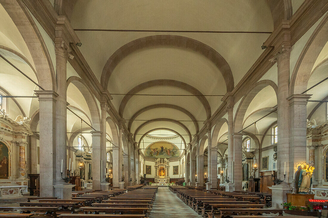 Basilica Cattedrale di San Martino in Belluno, Province of Belluno, Alto Adige, South Tyrol, Alps, Dolomites, Veneto, Veneto, Italy