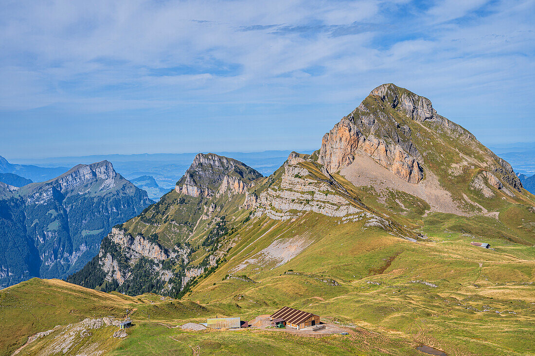 Diepen with Rophaien, Riemenstalden, Glarus Alps, Schwyz, Switzerland